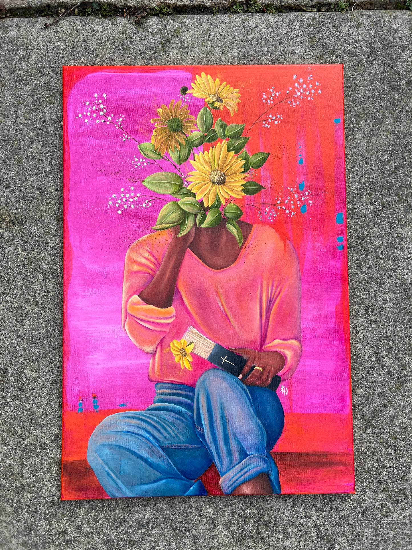 John 15:5 Oil & Acrylic on Canvas