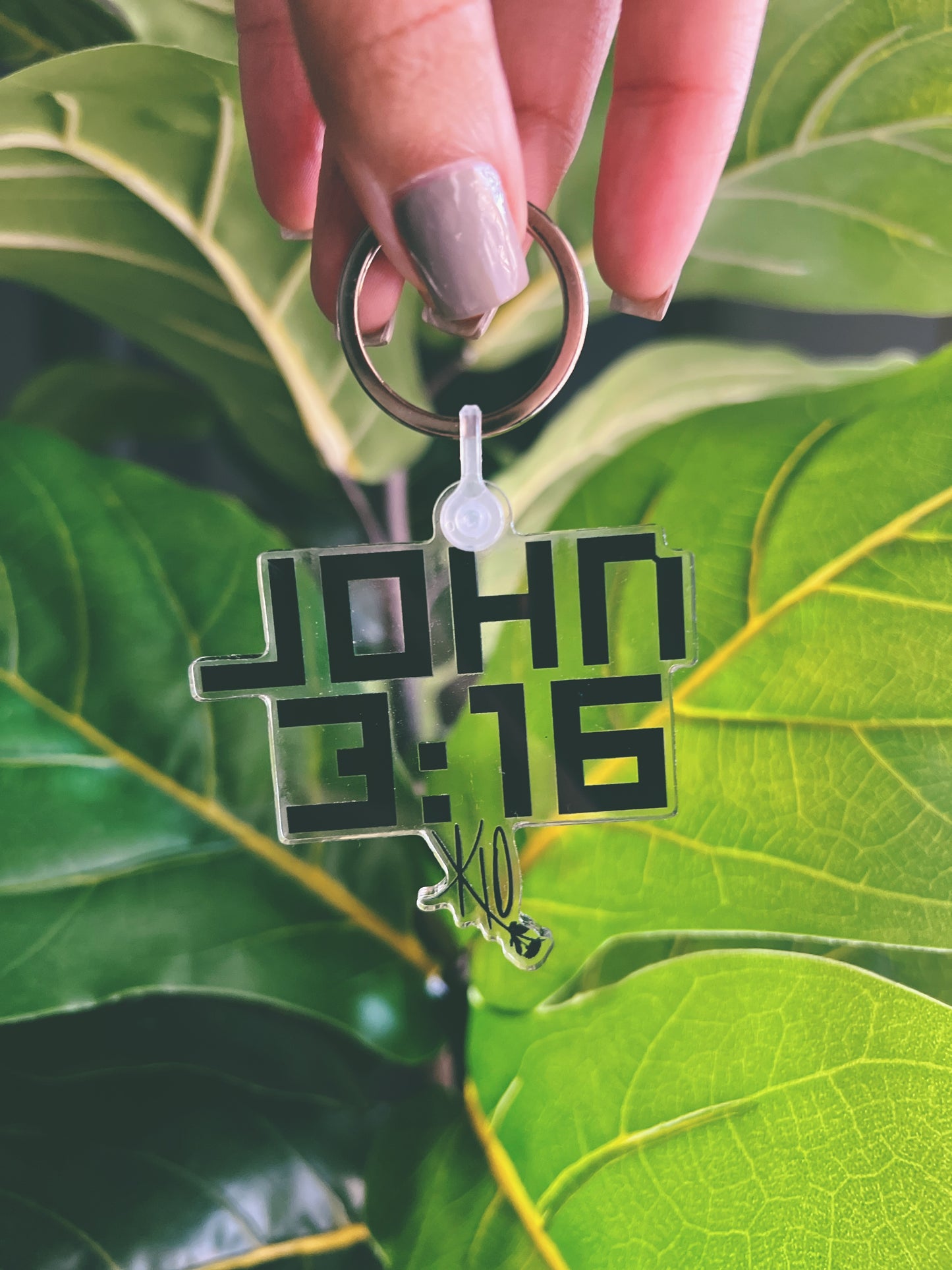 John 3:16 Keychain
