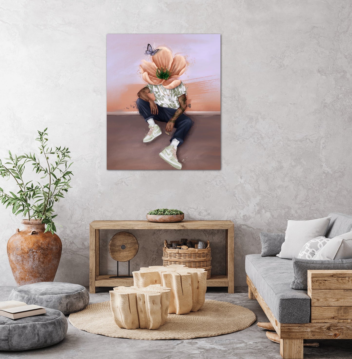 Stop, Drop & Roll Canvas Print