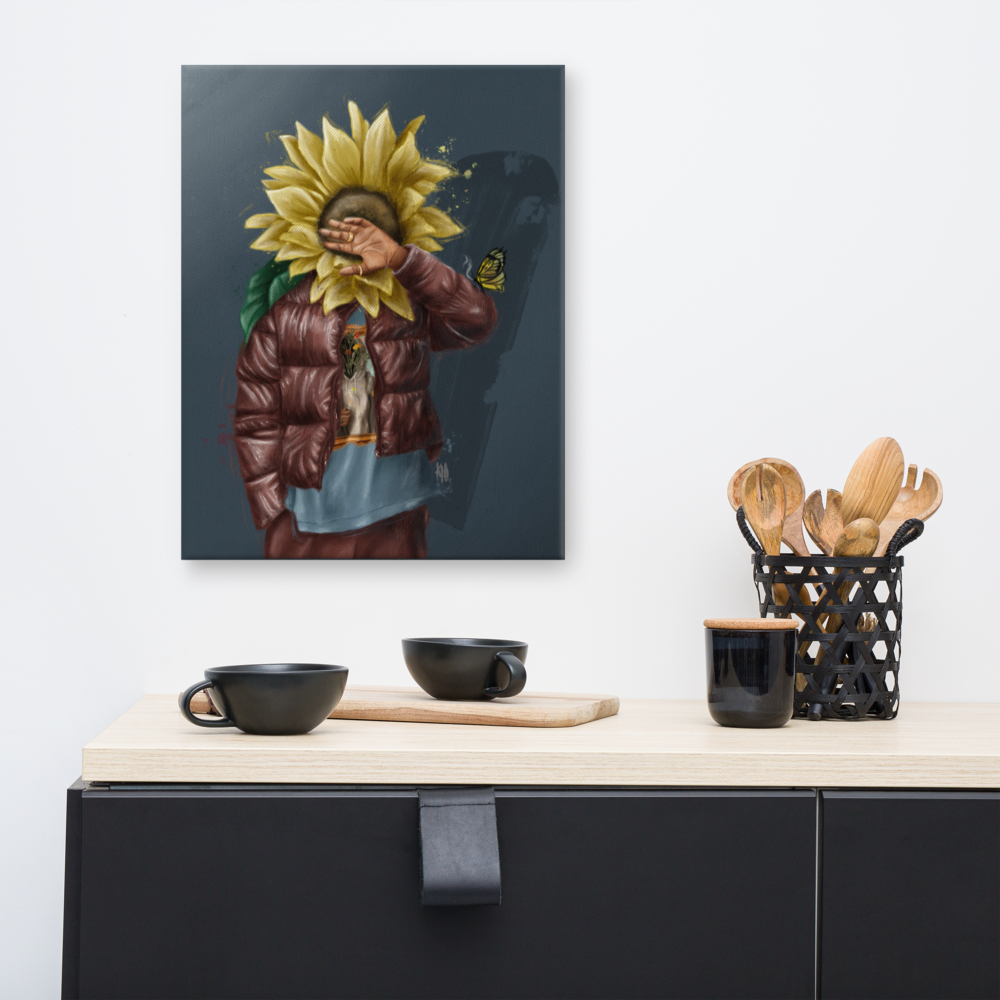 Too Much Sun Canvas Print