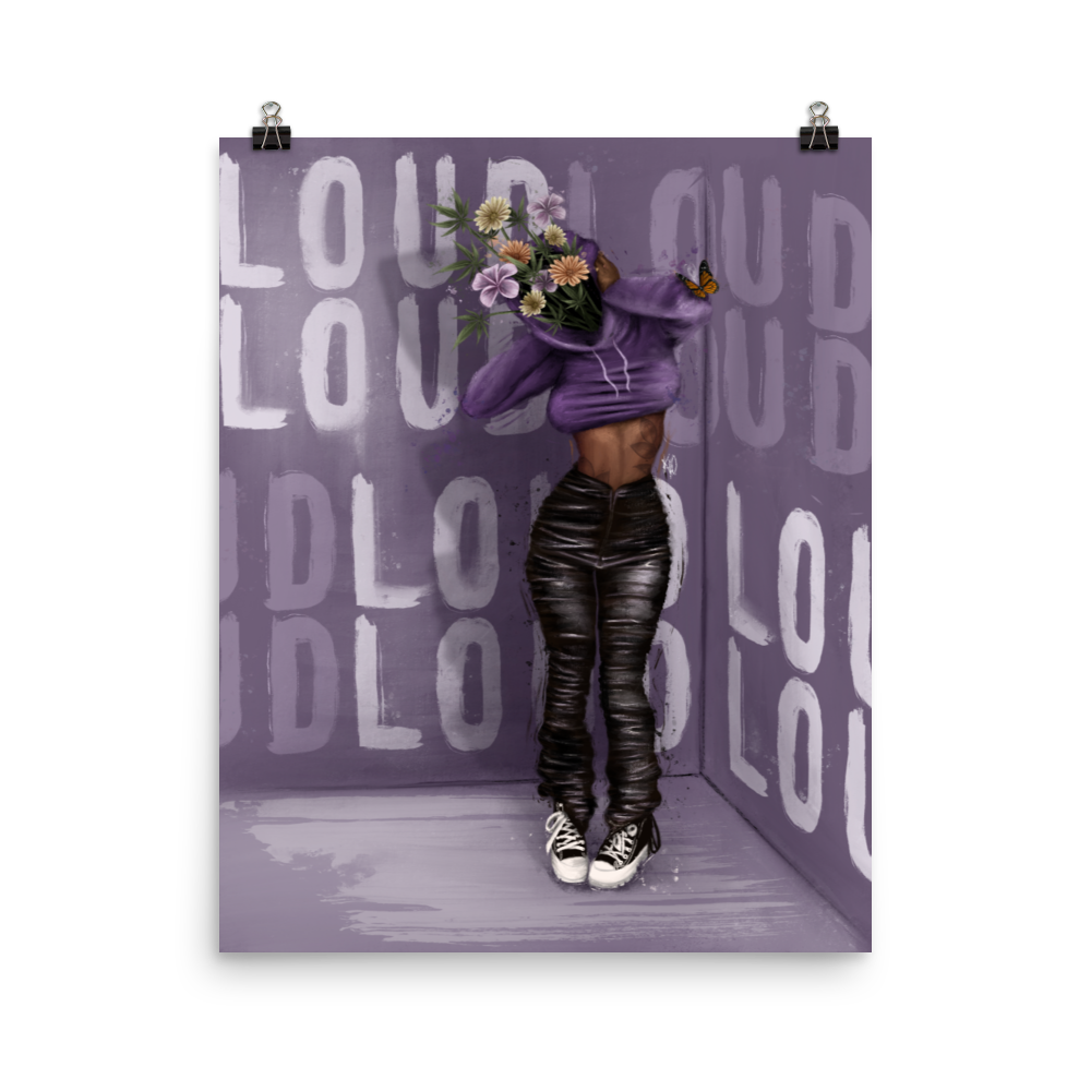 Loud Poster Print