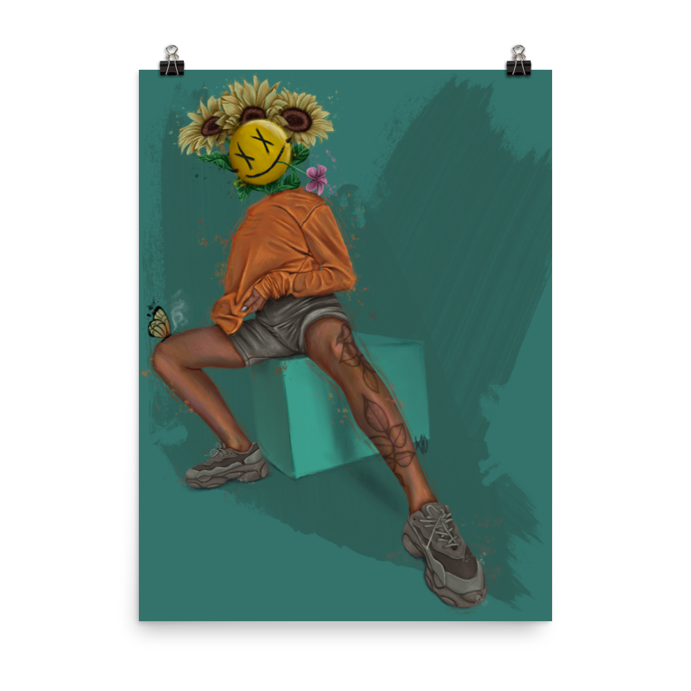 Just Act Natural Poster Print