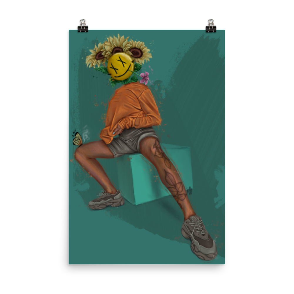 Just Act Natural Poster Print