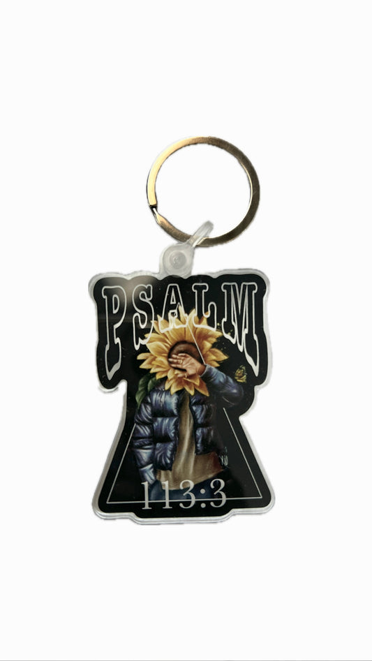 Psalm 113:3 Keychain