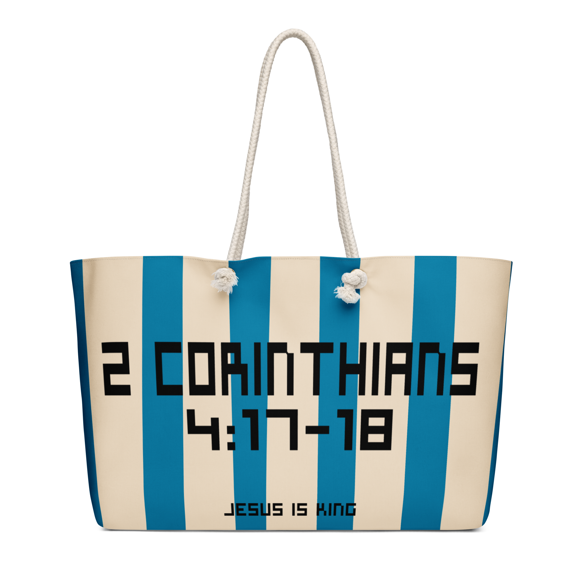 2 Corinthians 4:17-18 Oversized Weekend Bag