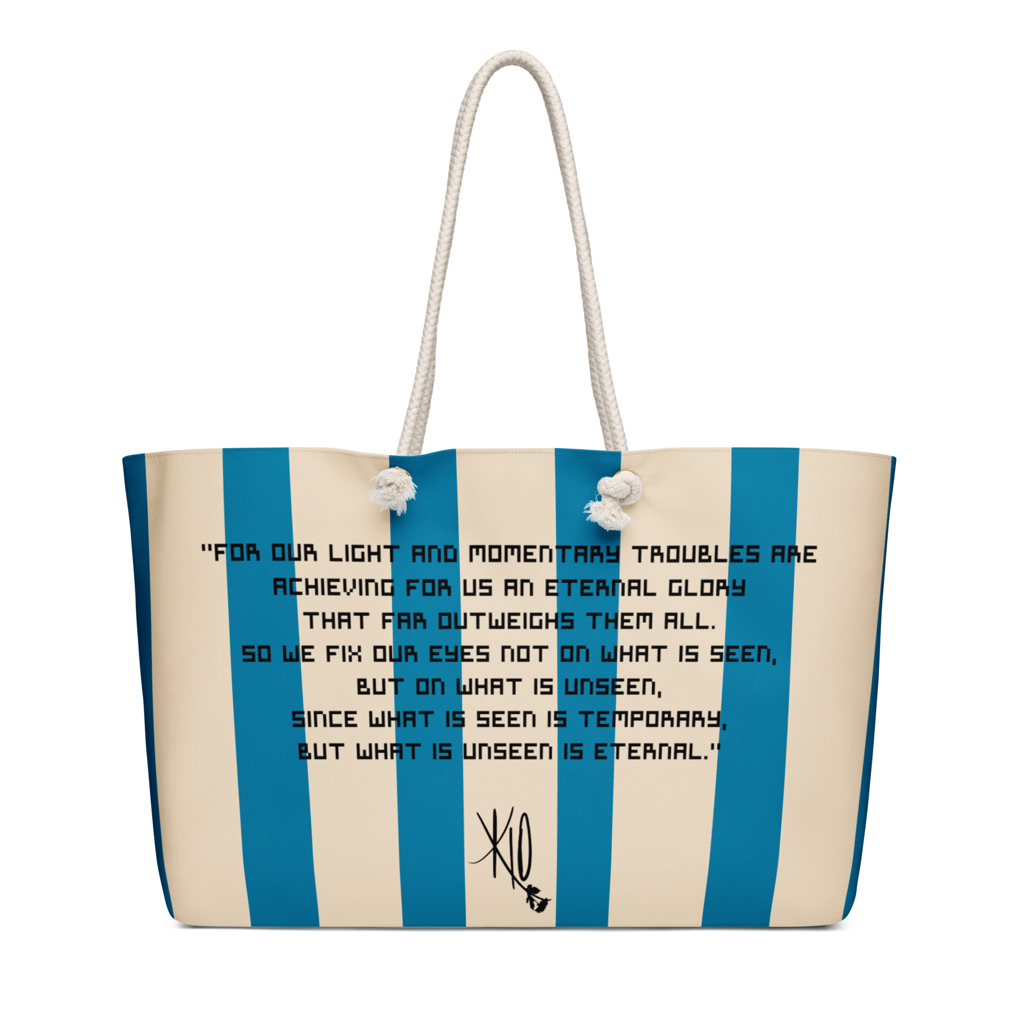 2 Corinthians 4:17-18 Oversized Weekend Bag