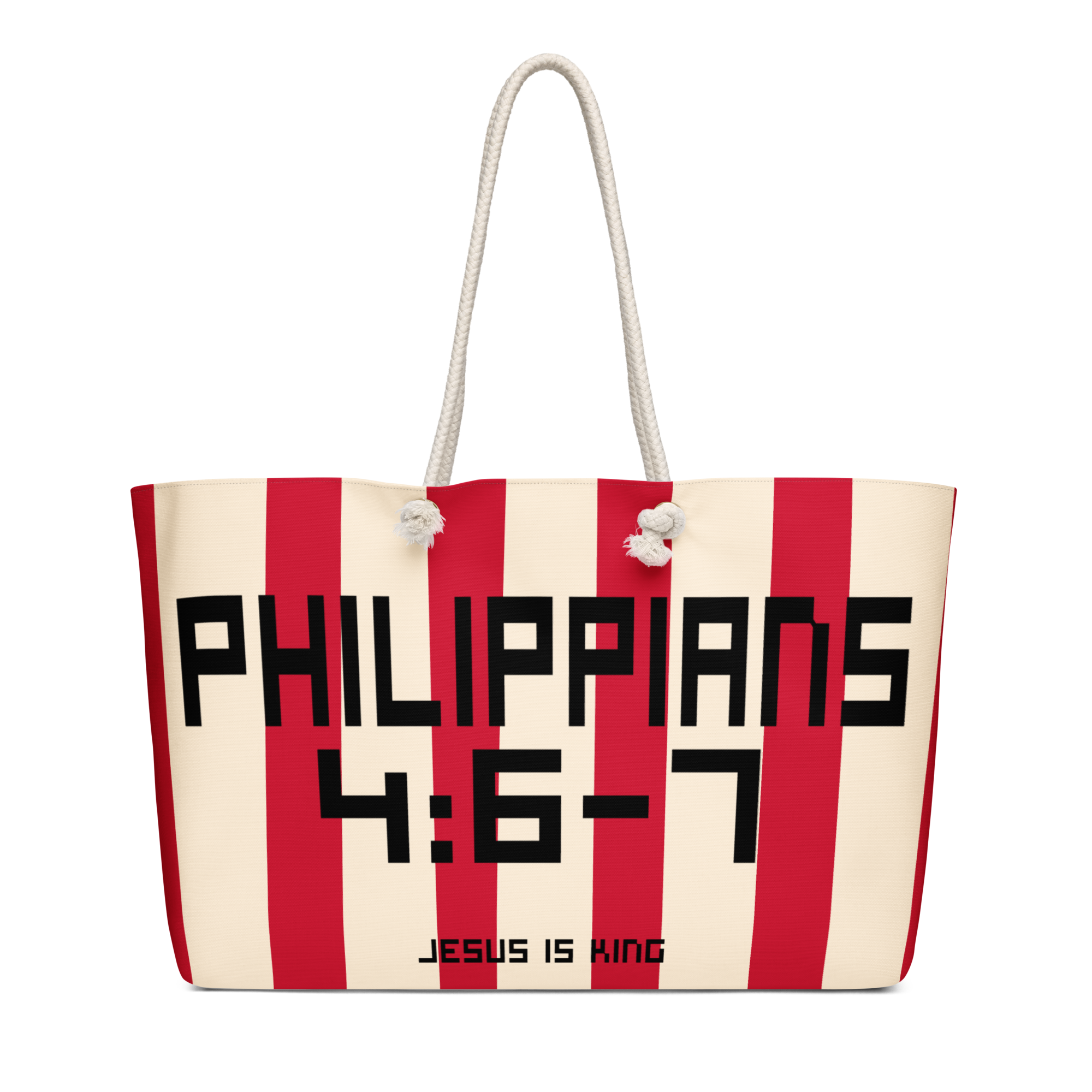 Philippians 4:6-7 Oversized Weekend Bag