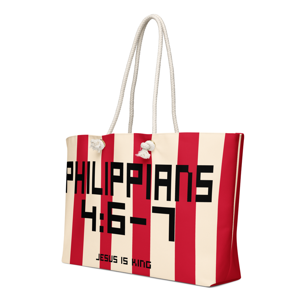 Philippians 4:6-7 Oversized Weekend Bag