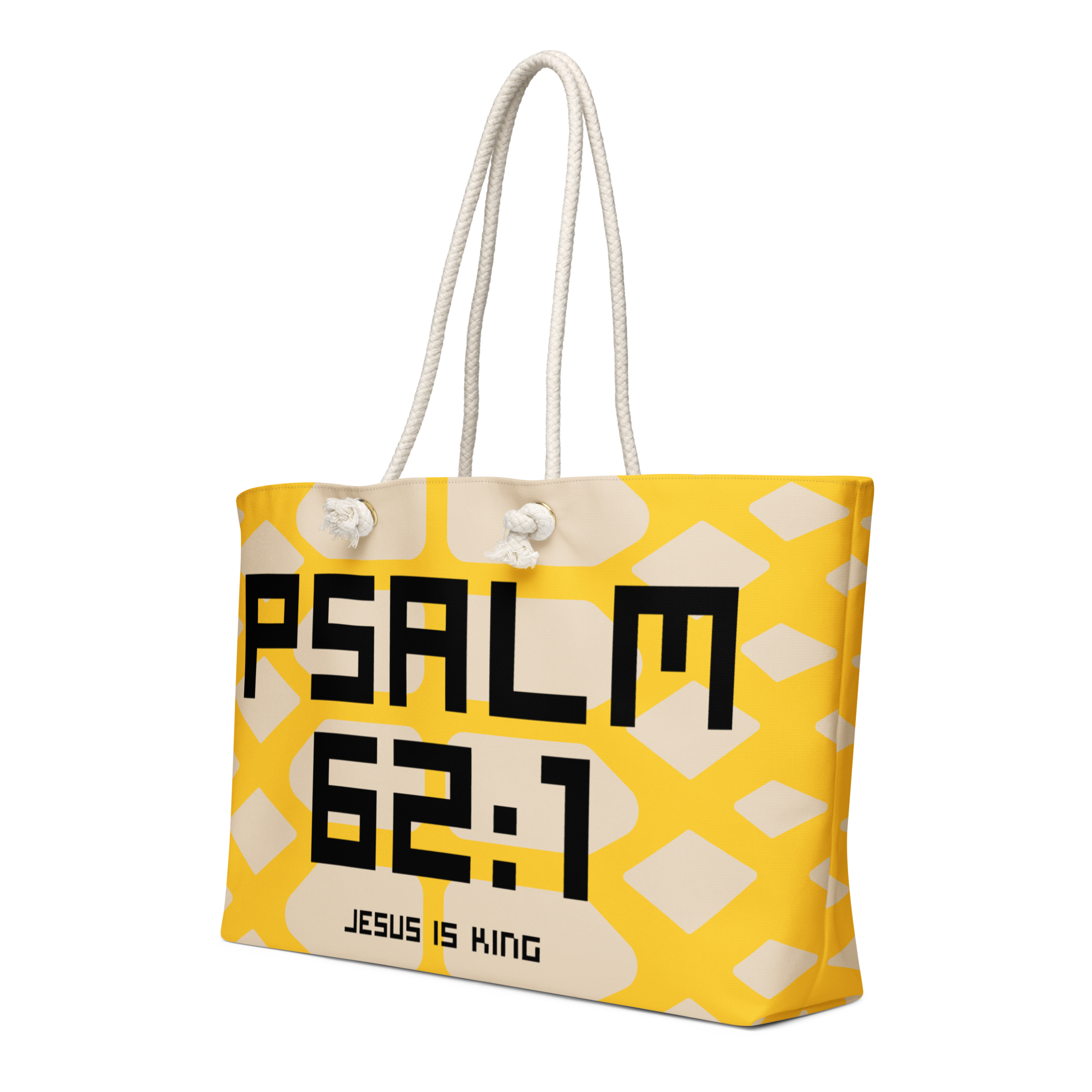 Psalm 62:1 Oversized Weekend Bag