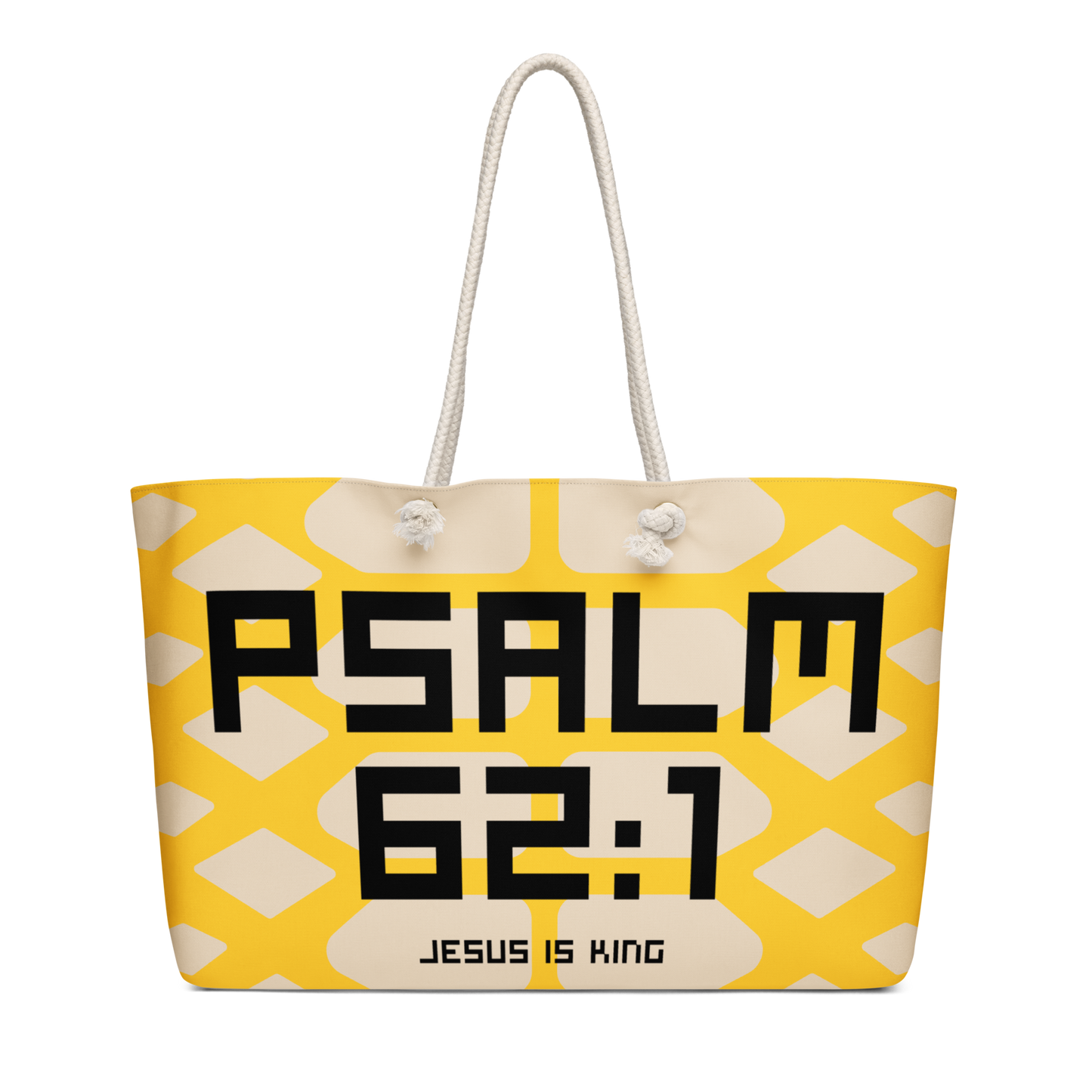 Psalm 62:1 Oversized Weekend Bag