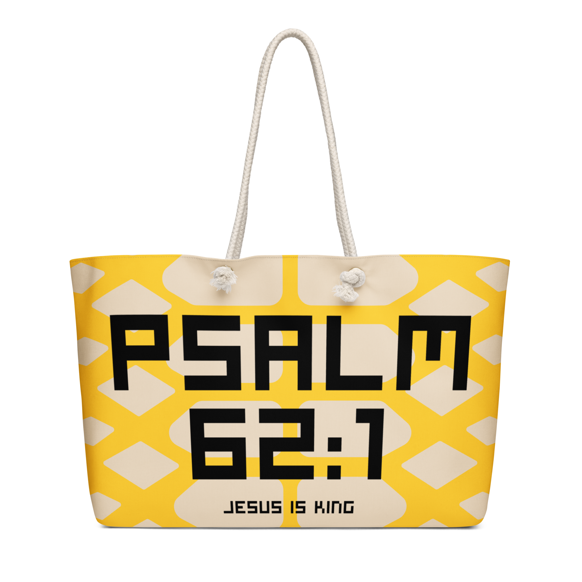 Psalm 62:1 Oversized Weekend Bag
