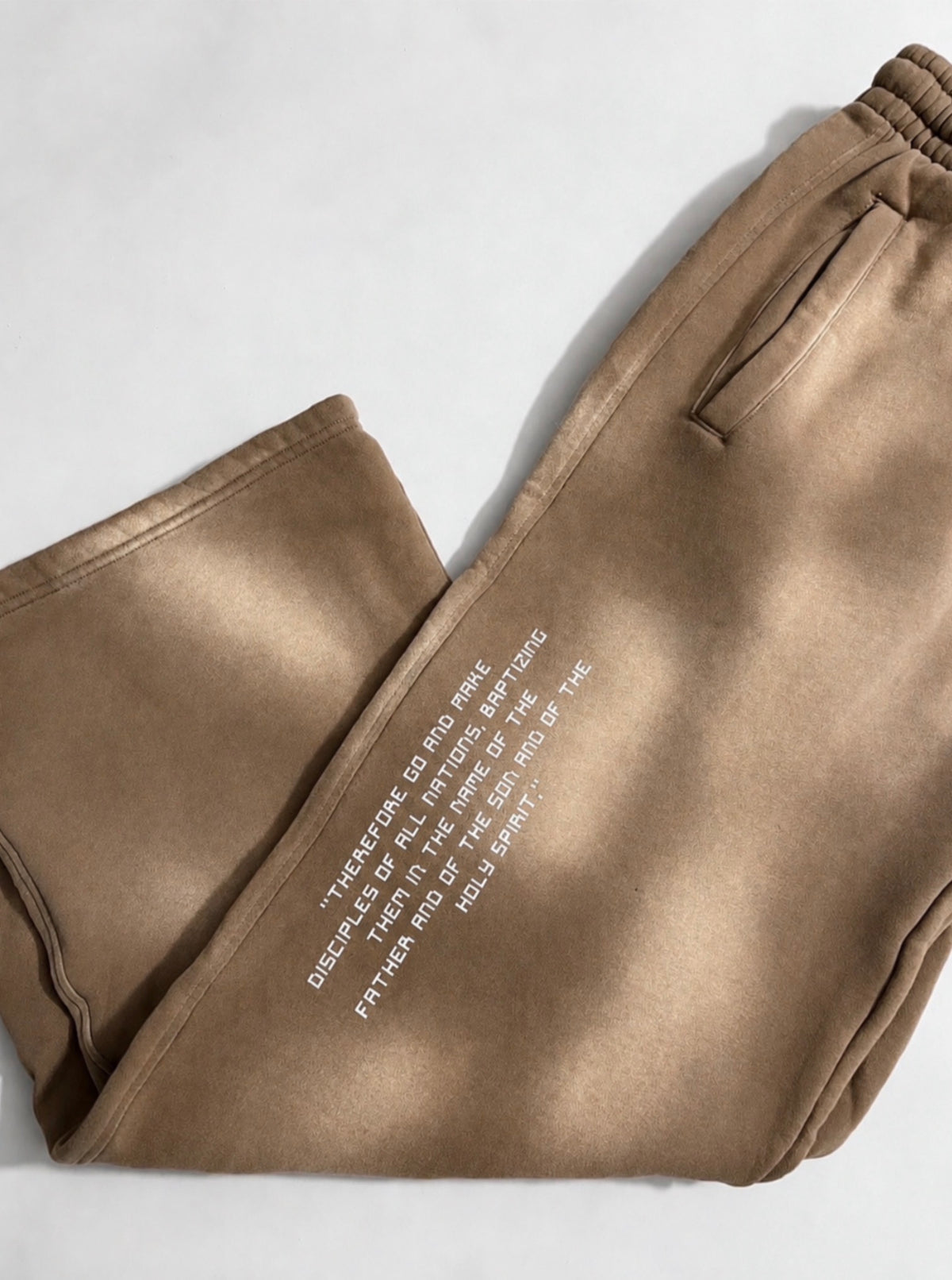 Matthew 28:19 Unisex Wide Leg Fleece Sweatpants