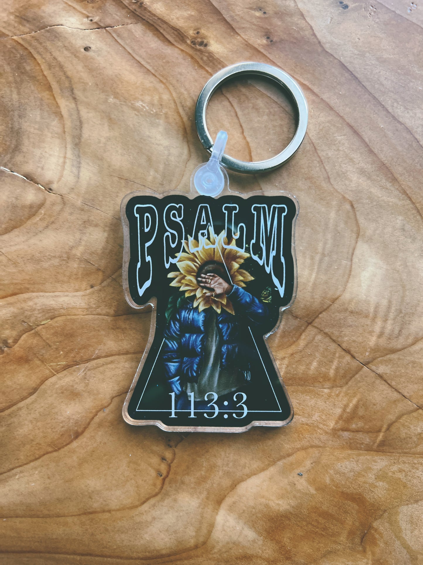 Psalm 113:3 Keychain