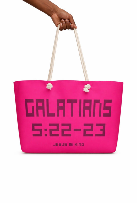 Galatians 5:22-23 Oversized Weekend Bag