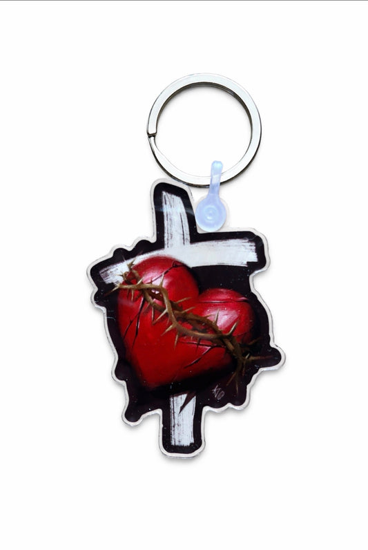 Proverbs 4:23 Keychain