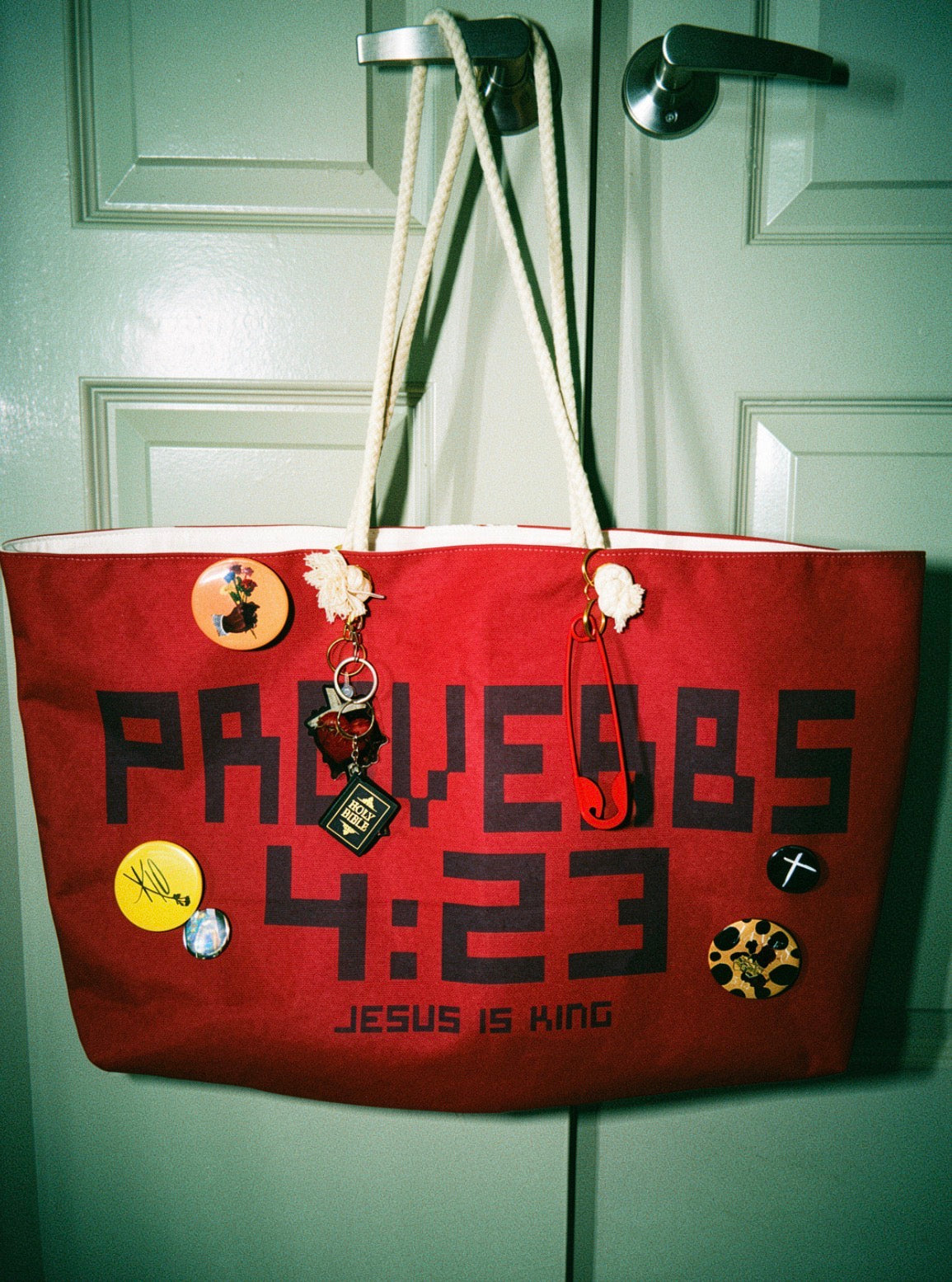 Proverbs 4:23 Oversized Weekend Bag