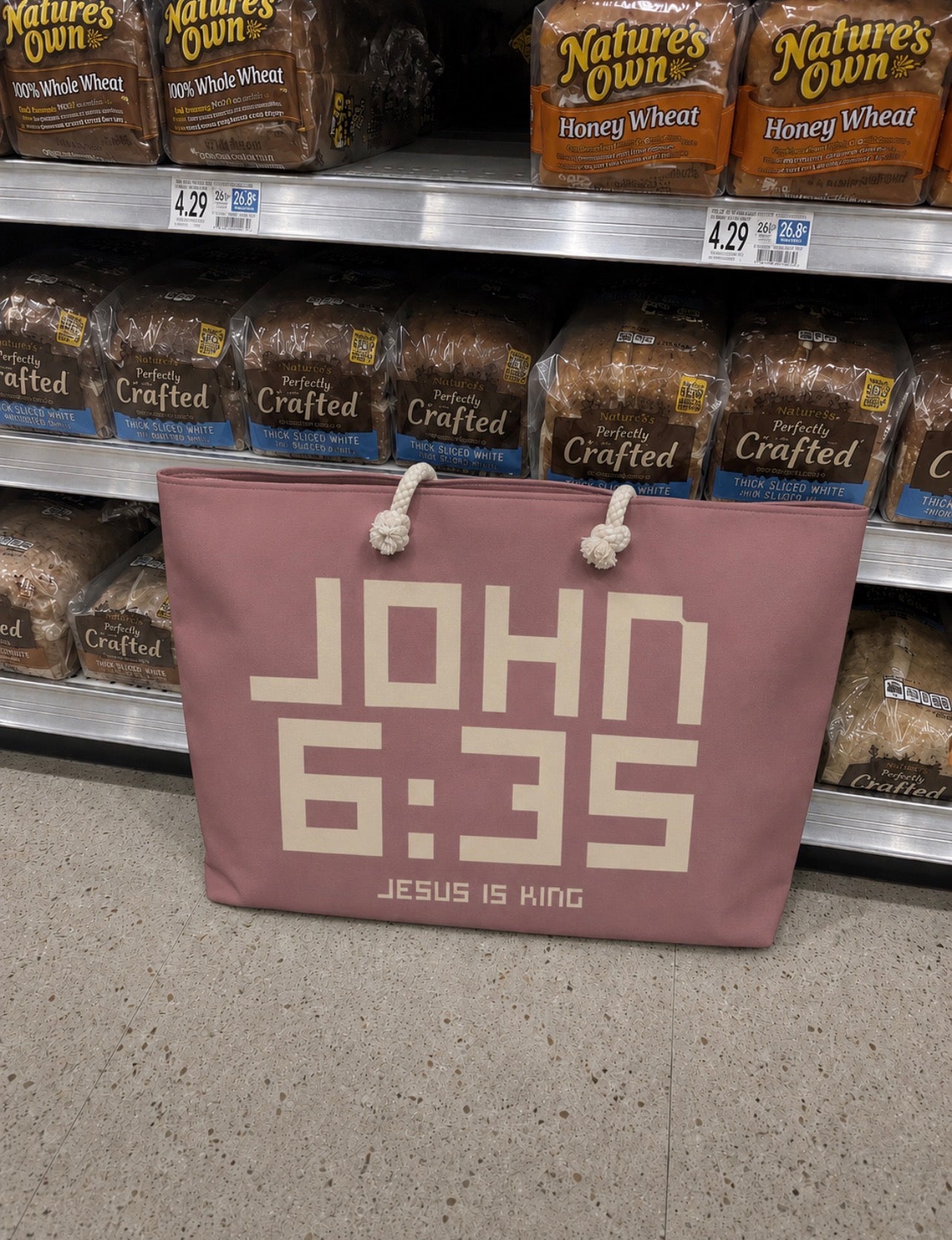 John 6:35 Weekend Bag