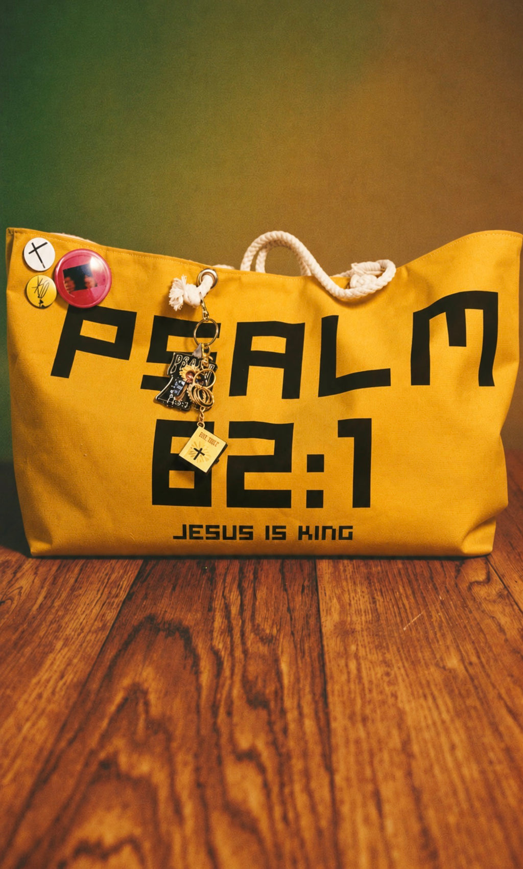 Psalm 62:1 Oversized Weekend Bag