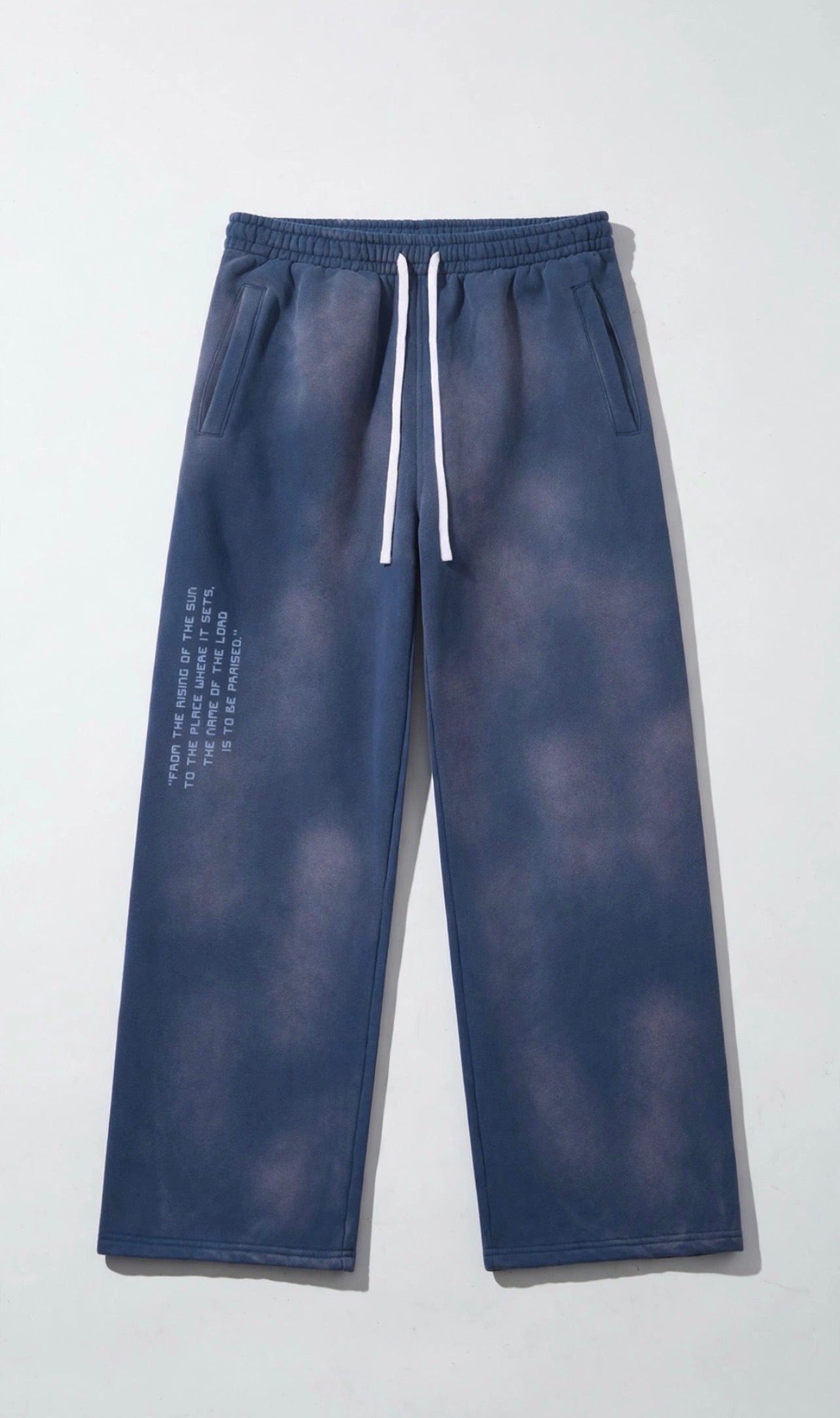 Psalm 113:3 Unisex Wide Leg Fleece Sweatpants