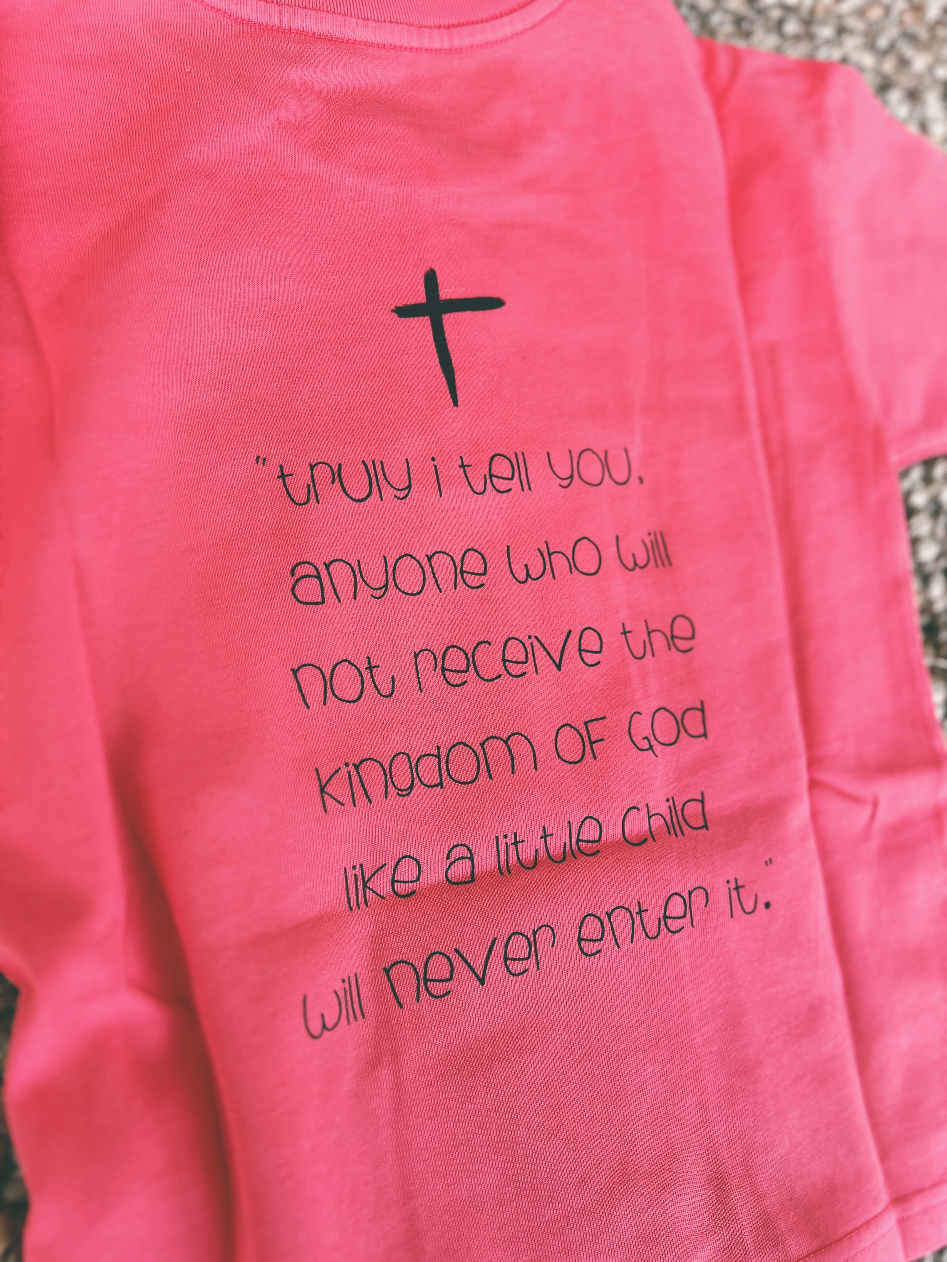 Child like Faith Kids Tee