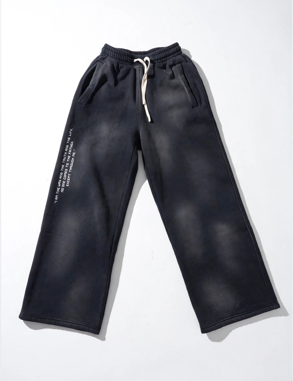 John 14:6 Unisex Wide Leg Fleece Sweatpants