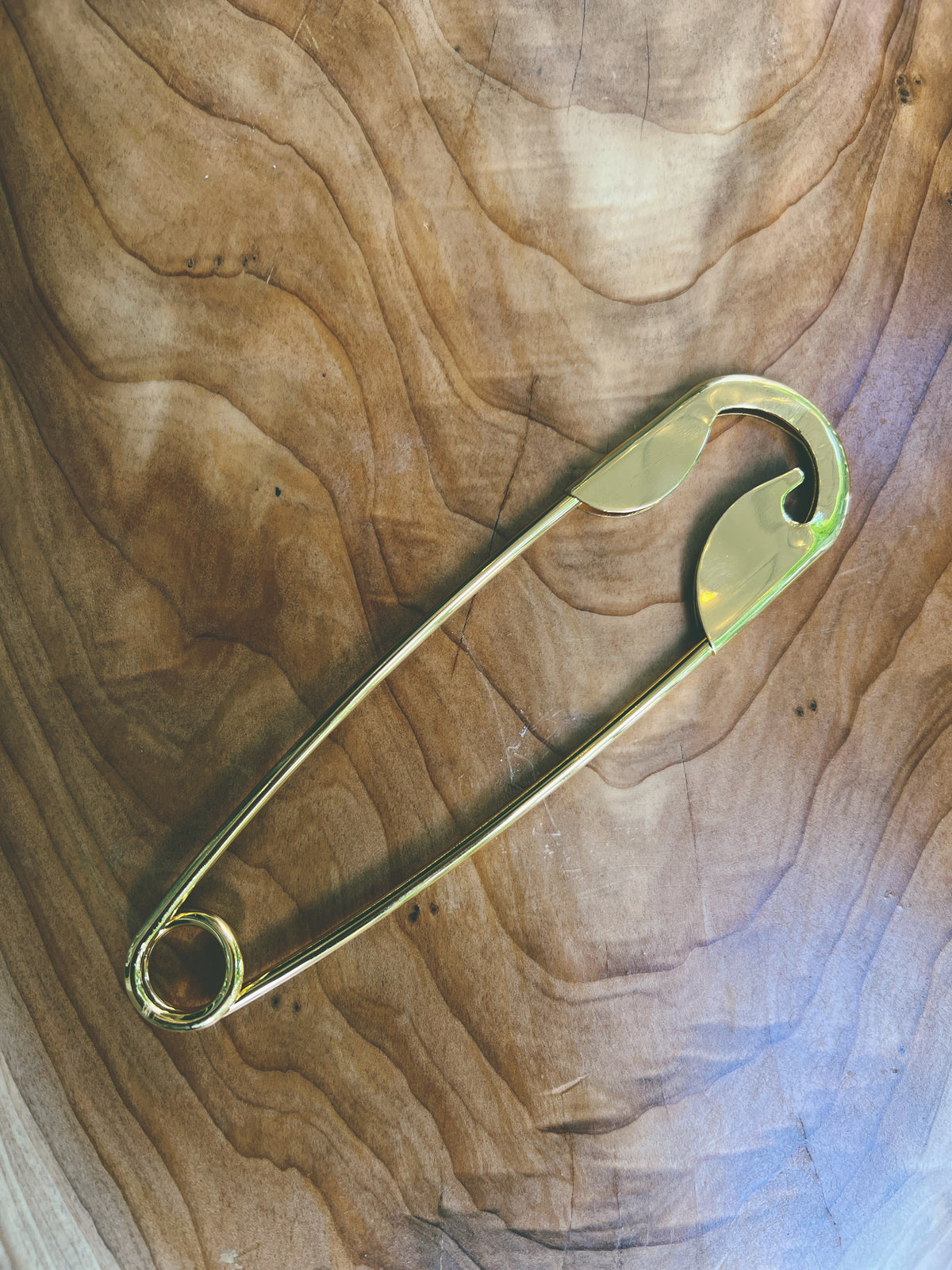 Oversized Safety Pin Charm