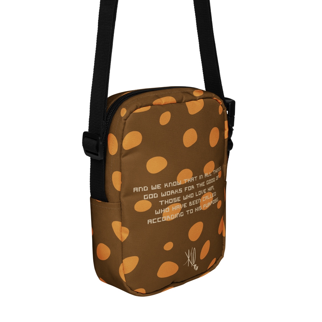 Romans 8:28 Crossbody bag