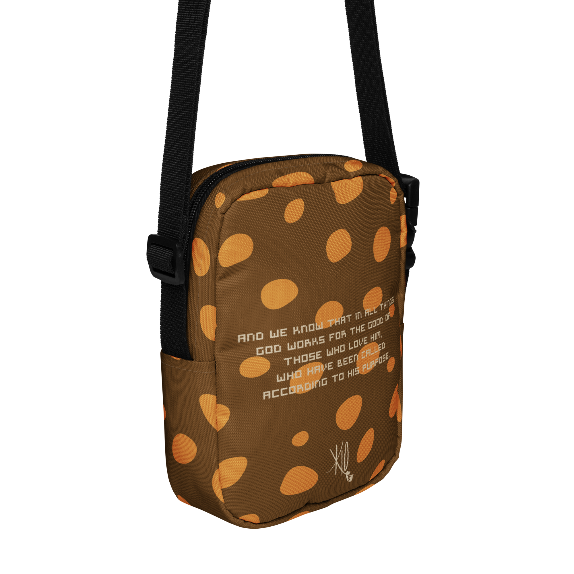 Romans 8:28 Crossbody bag