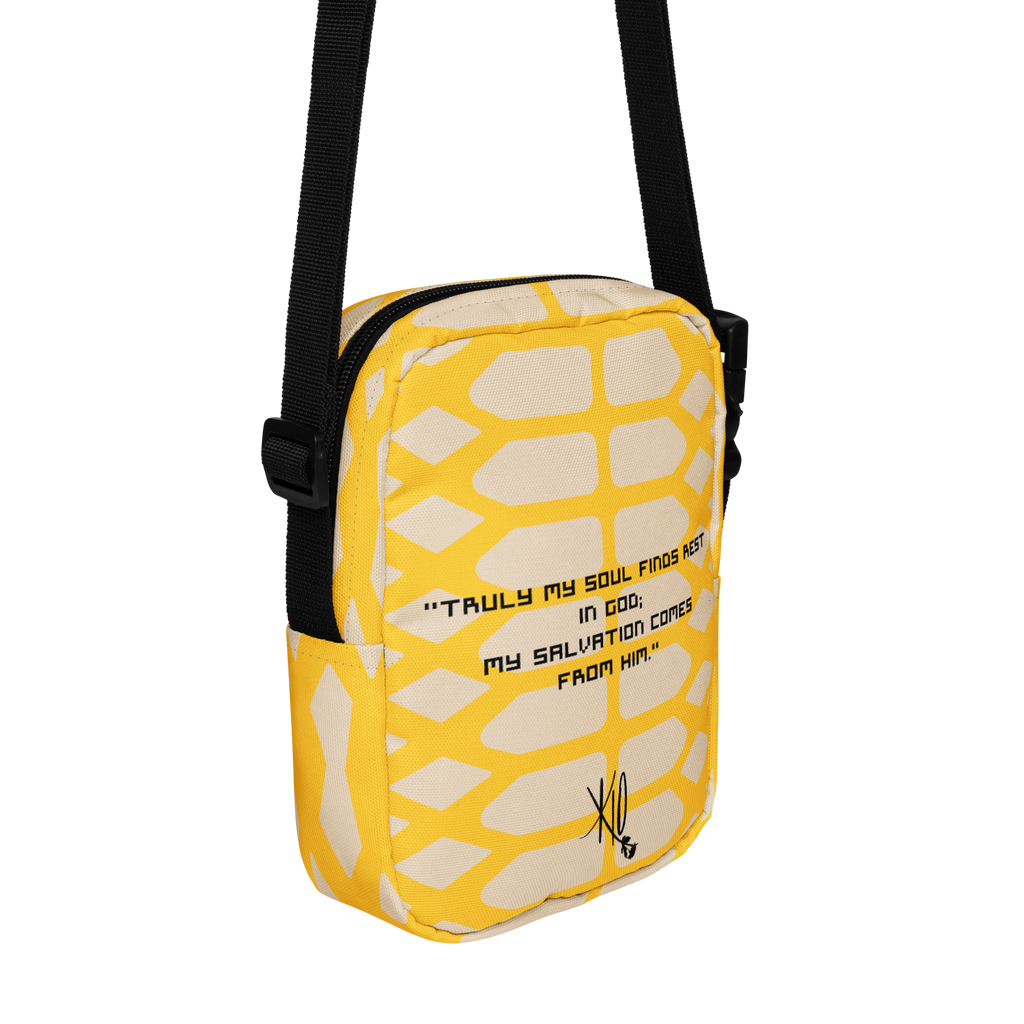 Psalm 62:1 Crossbody bag