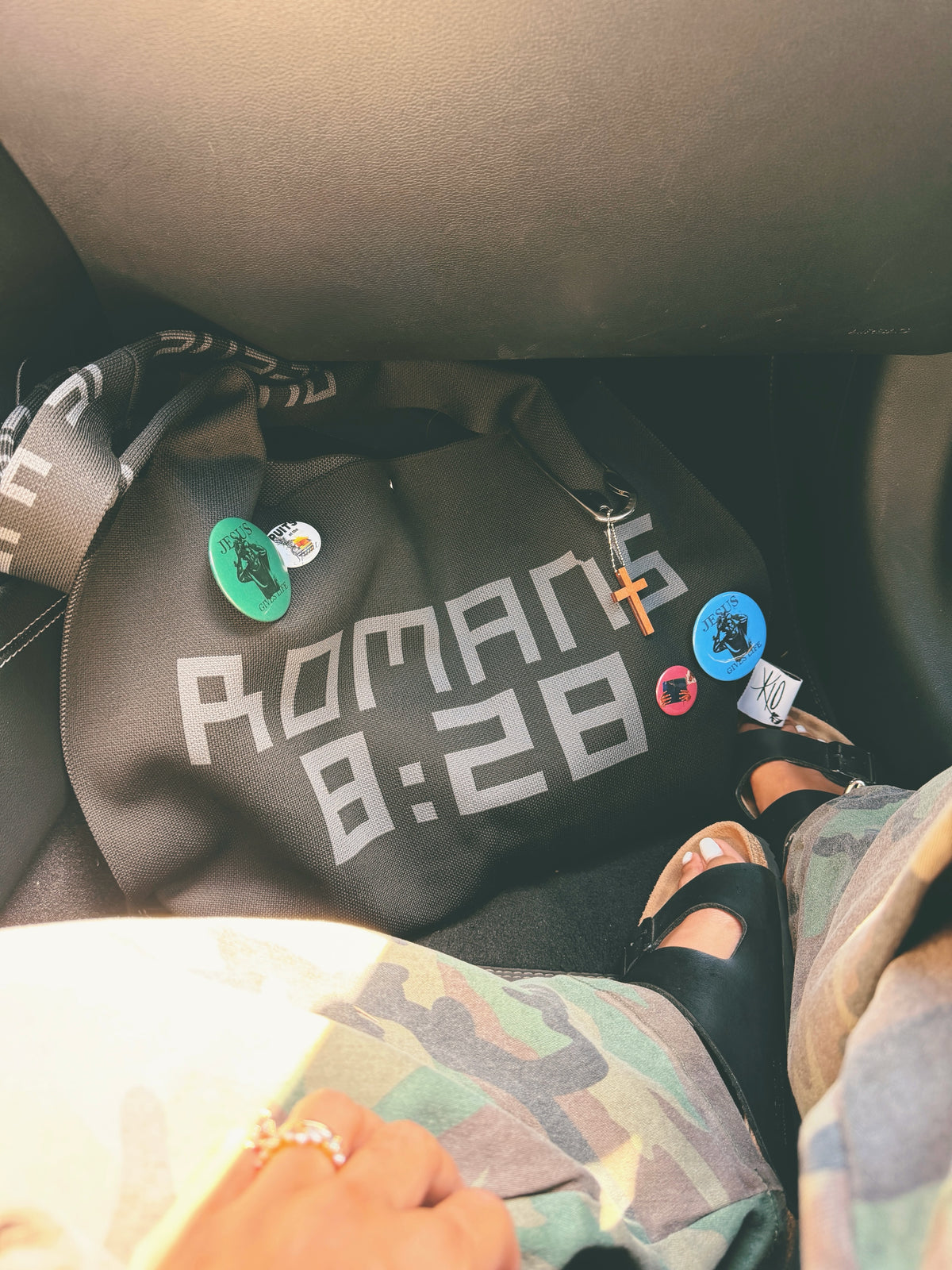 Romans 8:28 Knit Tote