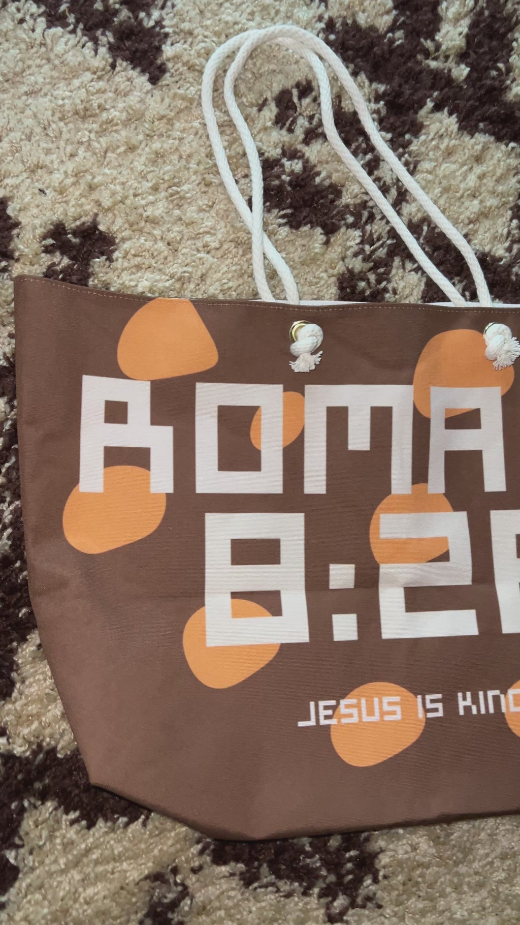 Romans 8:28 Oversized Weekend Bag