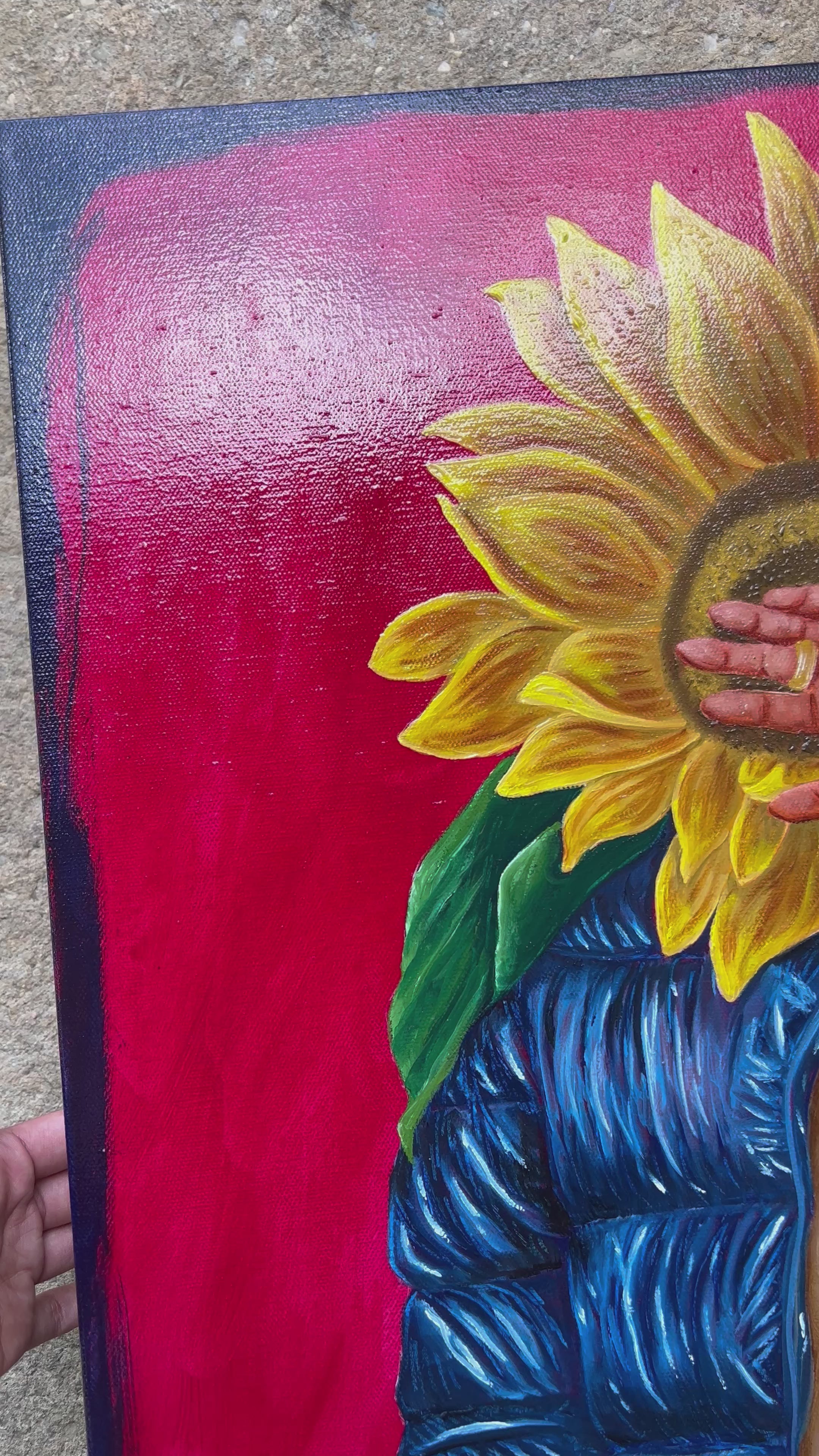 Too Much Sun pt 2 Oil & Acrylic on Canvas