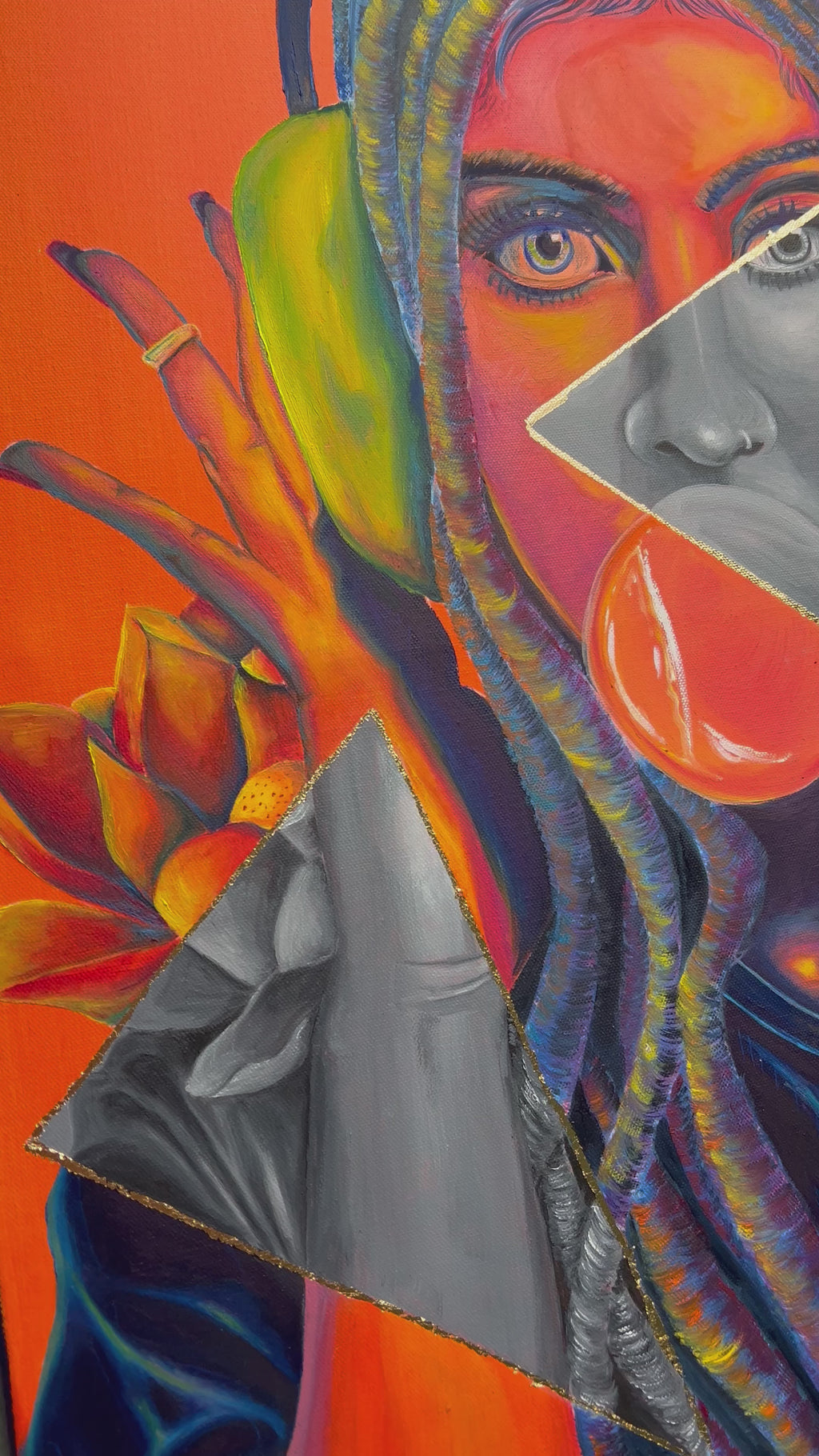 Sun Kissed Oil & Acrylic on Canvas
