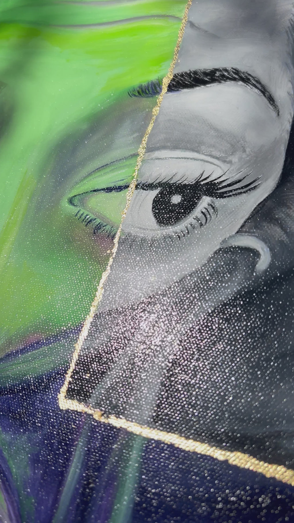 Poison Oil & Acrylic on Canvas