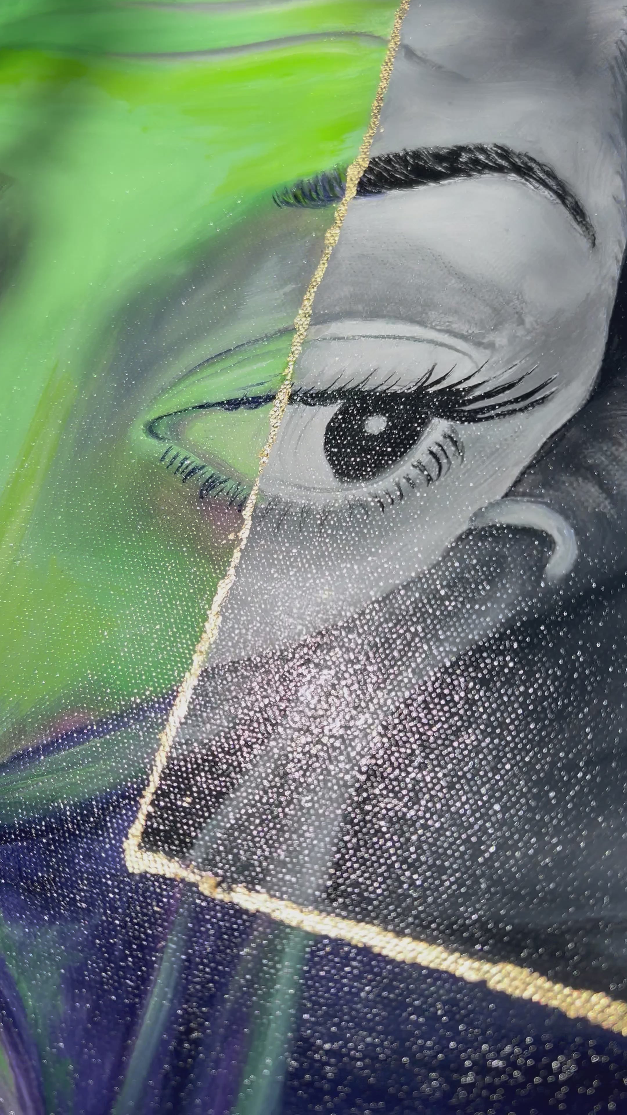 Poison Oil & Acrylic on Canvas