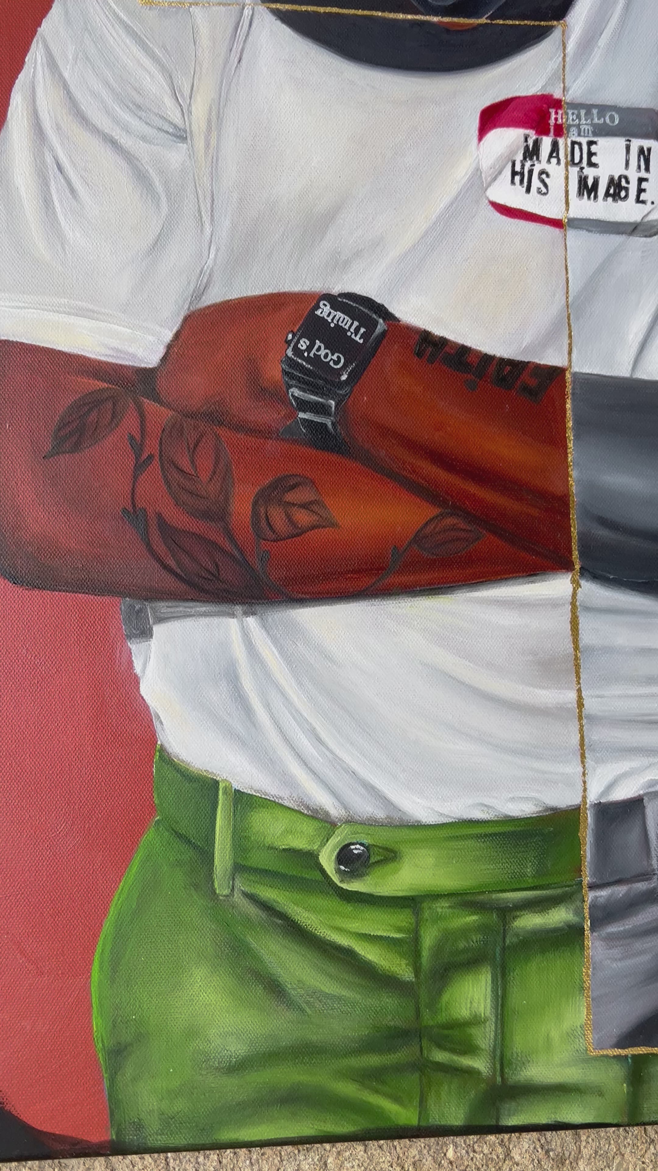 Made in His Image Oil & Acrylic on Canvas