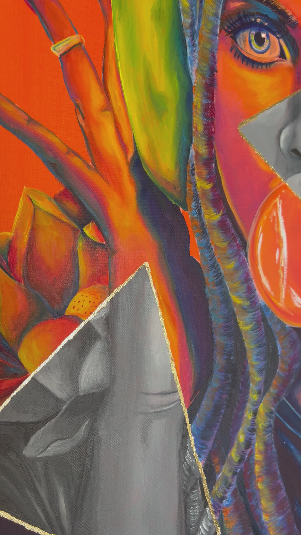 Sun Kissed Oil & Acrylic on Canvas