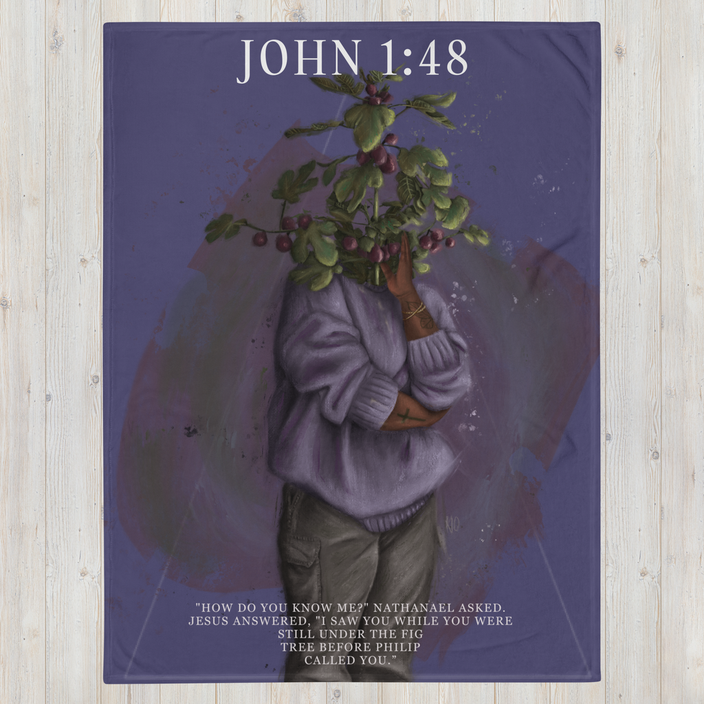 John 1:48 Giant Throw Blanket