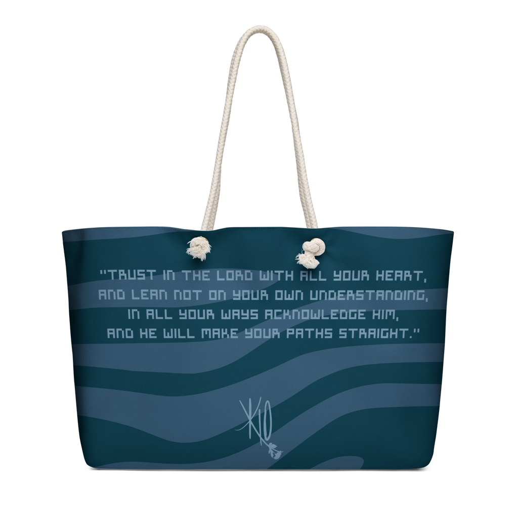 Proverbs 3:5-6 Oversized Weekend Bag