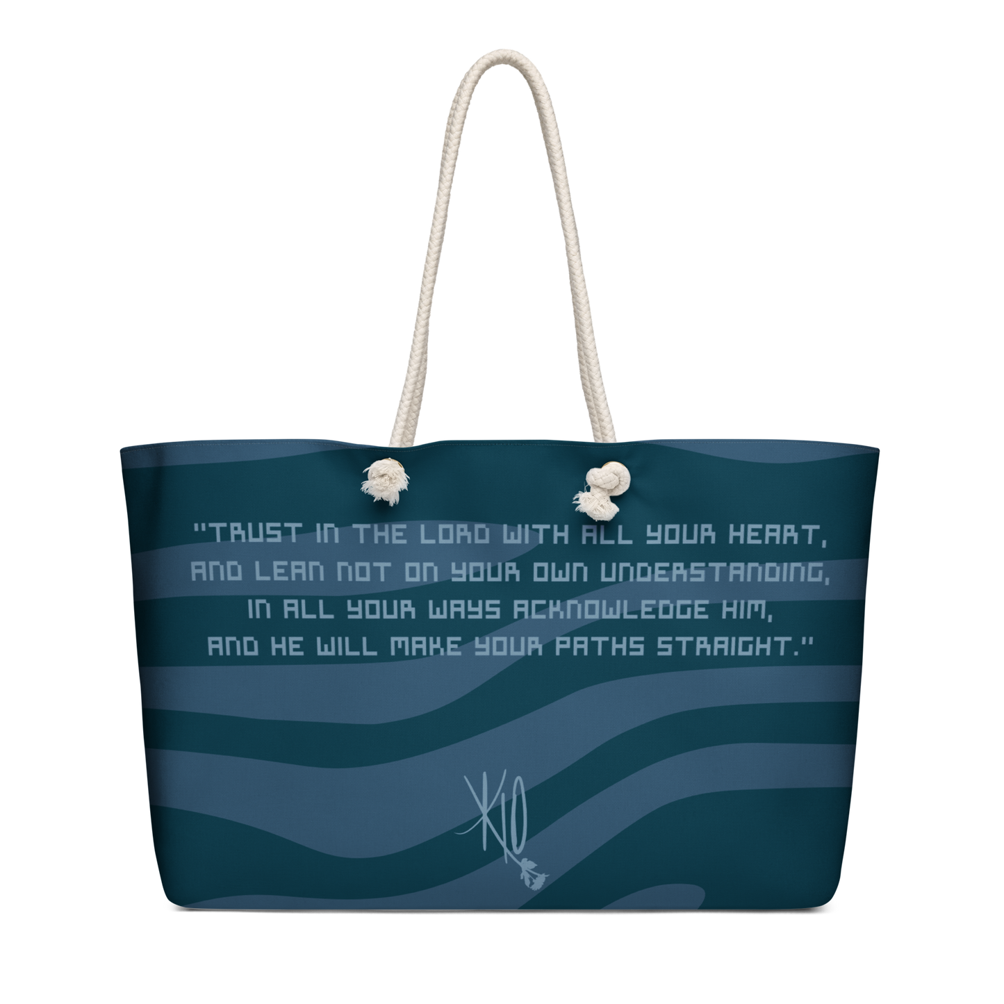 Proverbs 3:5-6 Oversized Weekend Bag