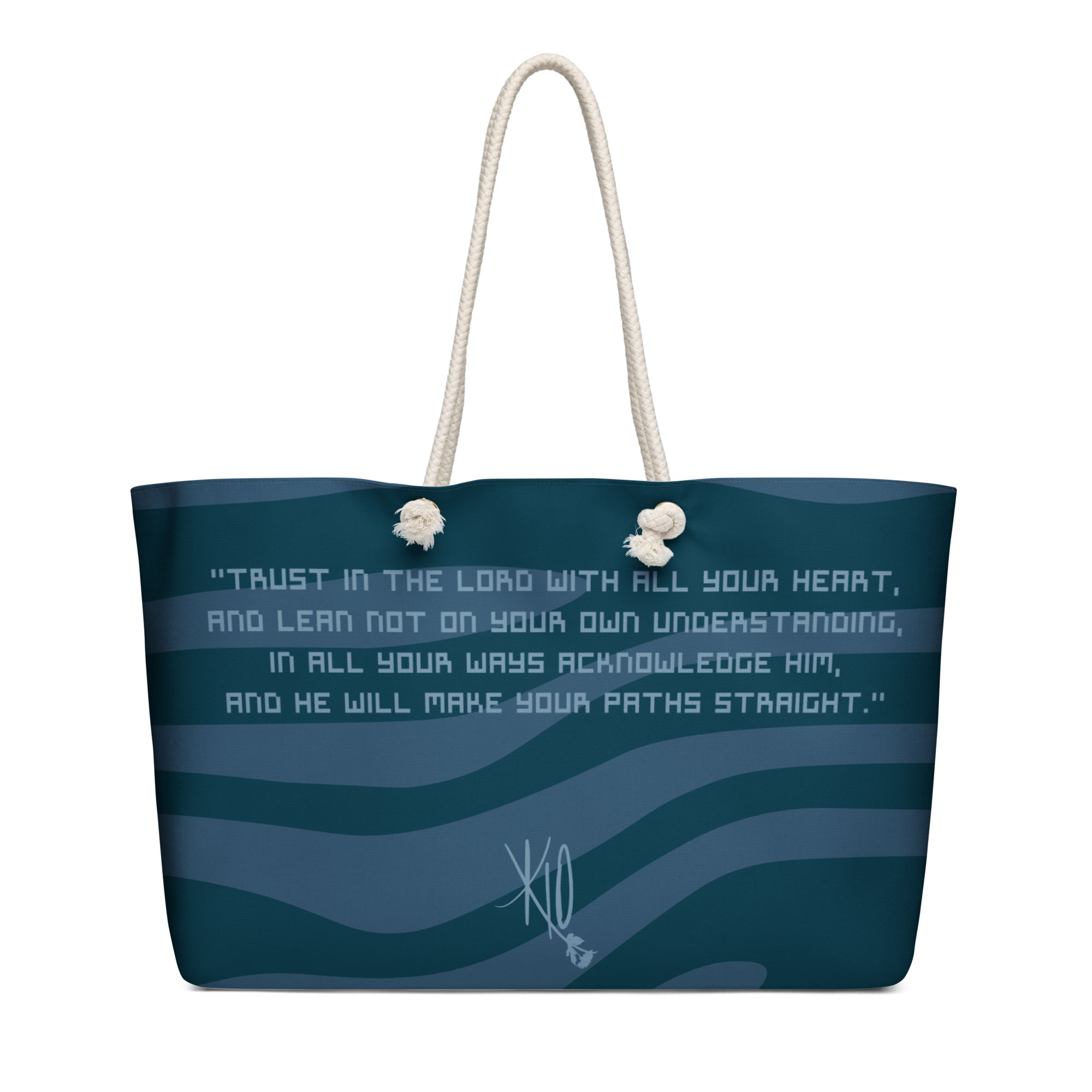 Proverbs 3:5-6 Oversized Weekend Bag