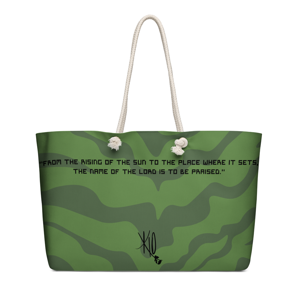Psalm 113:3 Oversized Weekend Bag