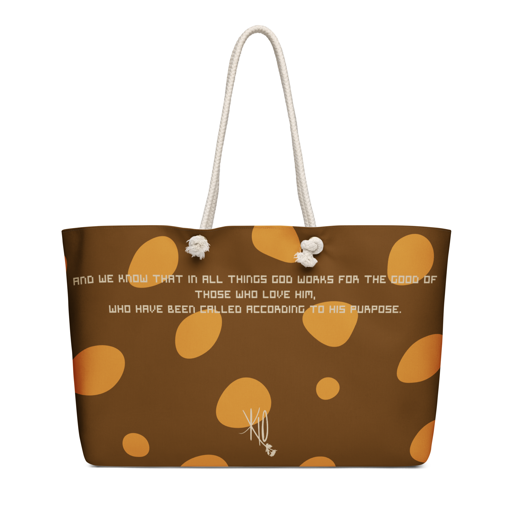 Romans 8:28 Oversized Weekend Bag