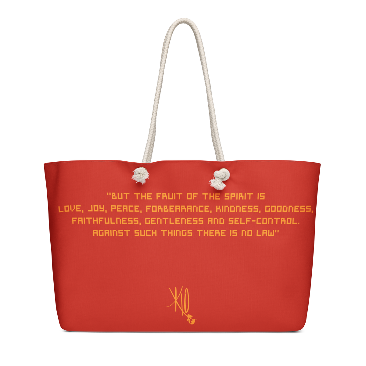 Galatians 5:22-23 Oversized Weekend Bag