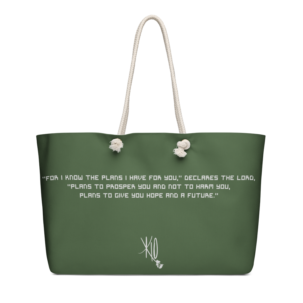 Jeremiah 29:11 Oversized Weekend Bag
