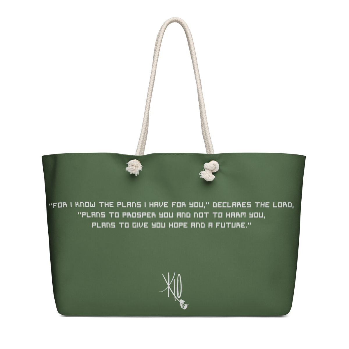 Jeremiah 29:11 Oversized Weekend Bag