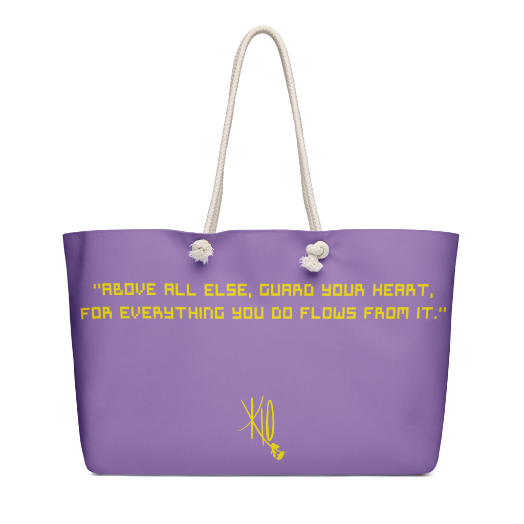 Proverbs 4:23 Oversized Weekend Bag