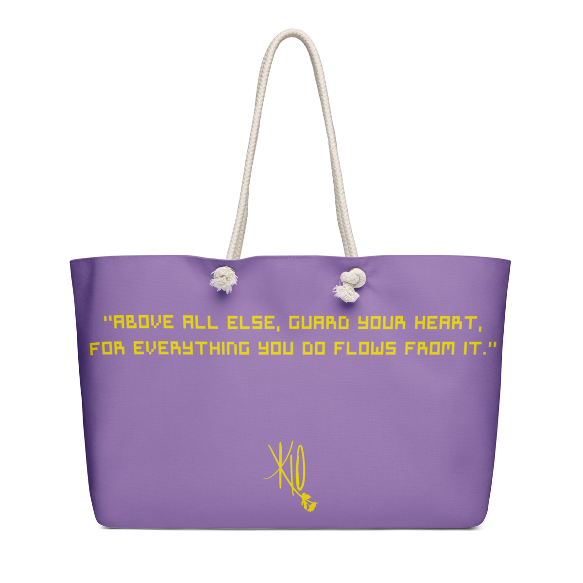 Proverbs 4:23 Oversized Weekend Bag