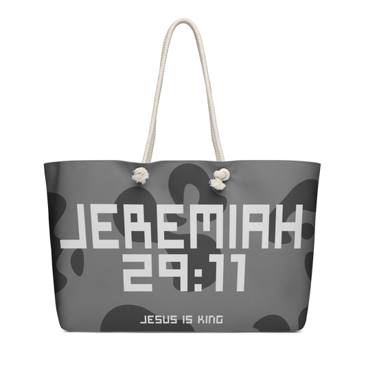 Jeremiah 29:11 Oversized Weekend Bag