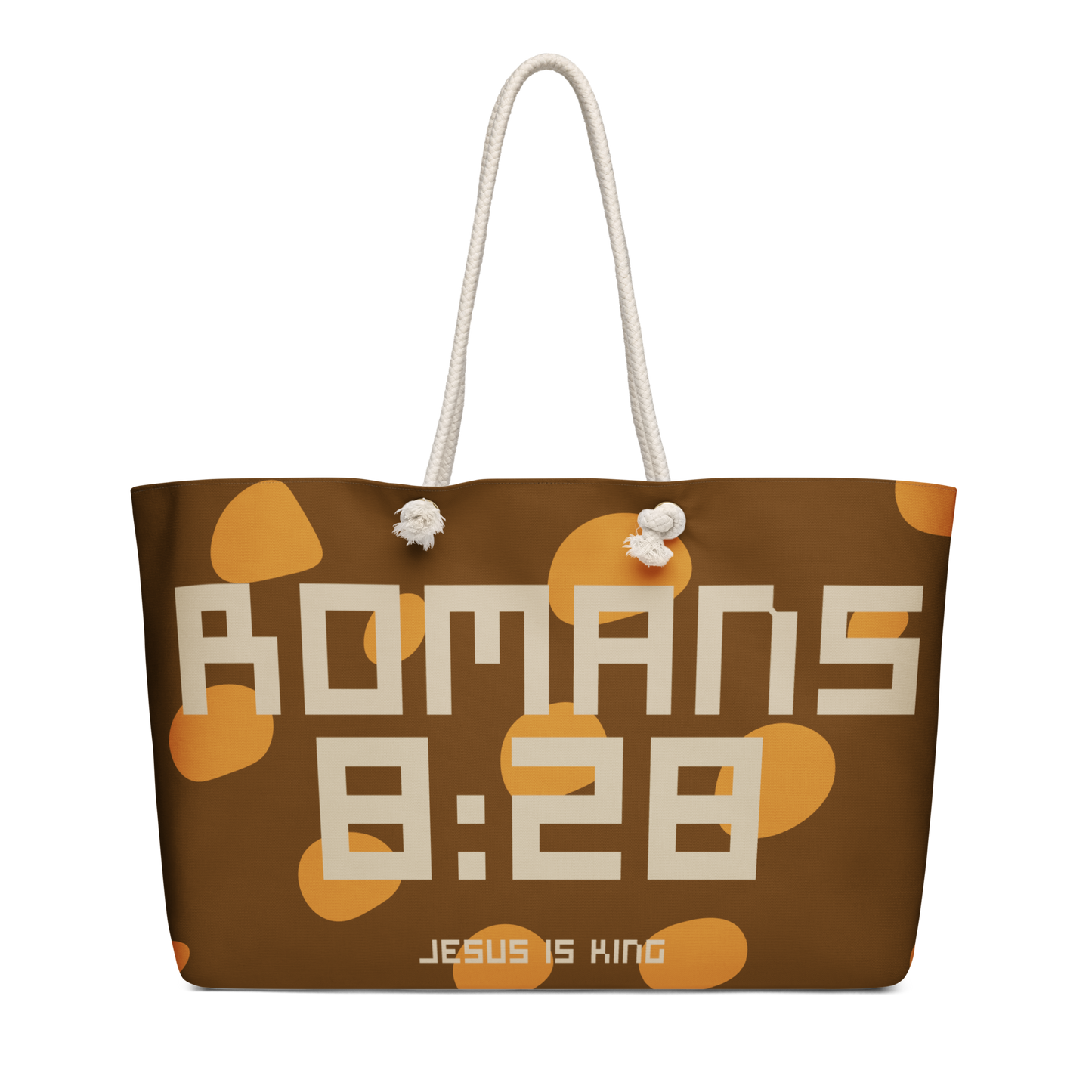Romans 8:28 Oversized Weekend Bag